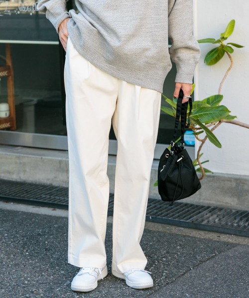 FORK&SPOON(フォークアンドスプーン)の「『セットアップ対応/イージーケア』FORK&SPOON ideal stretchイージーパンツ(その他パンツ・レディース・ネイビー/チェック/アイボリー・2/1)」の20枚目の写真