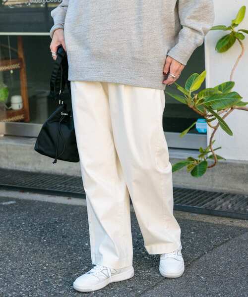 FORK&SPOON(フォークアンドスプーン)の「『セットアップ対応/イージーケア』FORK&SPOON ideal stretchイージーパンツ(その他パンツ・レディース・ネイビー/チェック/アイボリー・2/1)」の21枚目の写真