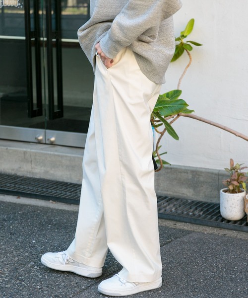 FORK&SPOON(フォークアンドスプーン)の「『セットアップ対応/イージーケア』FORK&SPOON ideal stretchイージーパンツ(その他パンツ・レディース・ネイビー/チェック/アイボリー・2/1)」の22枚目の写真