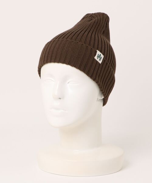 Right-on（ライトオン）の「【Hollywood athletic co】コットンワッチ（ニットキャップ/ビーニー・メンズ・ネイビー/オレンジ/ブラウン/ブラック・フリー）」の10枚目の写真