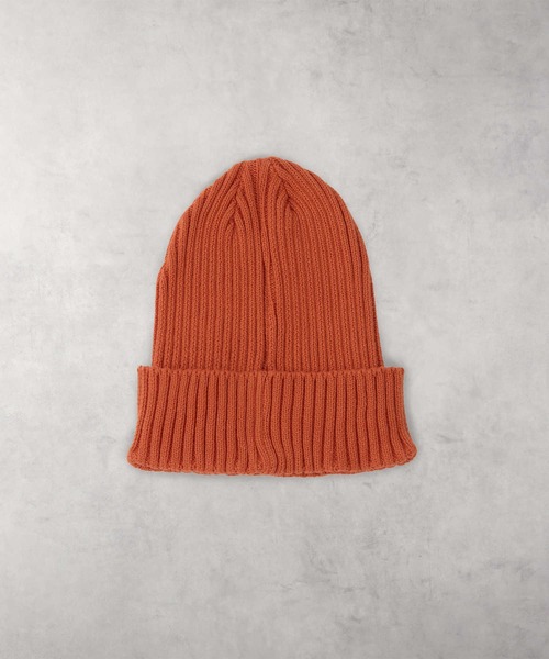 Right-on（ライトオン）の「【Hollywood athletic co】コットンワッチ（ニットキャップ/ビーニー・メンズ・ネイビー/オレンジ/ブラウン/ブラック・フリー）」の7枚目の写真