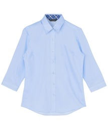 形態安定ノーアイロン レギュラー 7分袖ビジネスワイシャツ