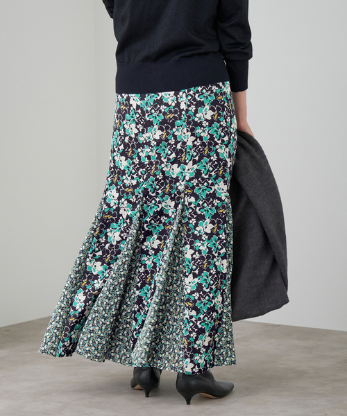 IENA（イエナ）の「Deveaux Flower Mixスカート（スカート）」 - WEAR