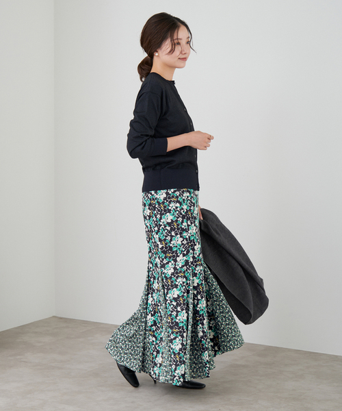 IENA（イエナ）の「Deveaux Flower Mixスカート（スカート）」 - WEAR