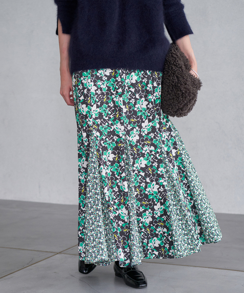 IENA（イエナ）の「Deveaux Flower Mixスカート（スカート）」 - WEAR
