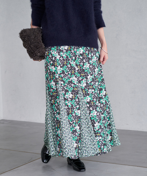 IENA（イエナ）の「Deveaux Flower Mixスカート（スカート）」 - WEAR