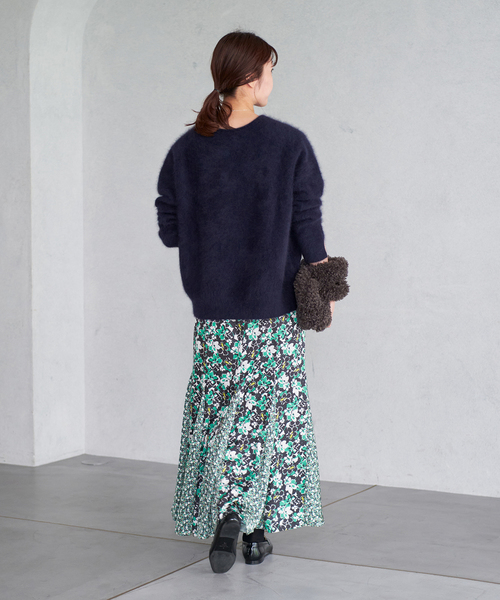 IENA（イエナ）の「Deveaux Flower Mixスカート（スカート）」 - WEAR
