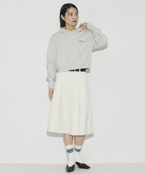 Firsthand（ファーストハンド）の「MA Firsthand/マ ファーストハンド LOGO HOODIE / ロゴフーディ / プルオーバーパーカー（パーカー・レディース・ブラック/オフホワイト/レッド/ネイビー・ﾌﾘ-）」の7枚目の写真