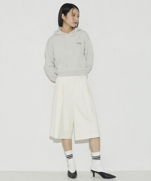 Firsthand（ファーストハンド）の「MA Firsthand/マ ファーストハンド LOGO HOODIE / ロゴフーディ / プルオーバーパーカー（パーカー・レディース・ブラック/オフホワイト/レッド/ネイビー・ﾌﾘ-）」の8枚目の写真