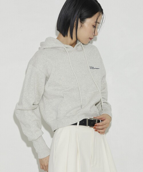 Firsthand（ファーストハンド）の「MA Firsthand/マ ファーストハンド LOGO HOODIE / ロゴフーディ / プルオーバーパーカー（パーカー・レディース・ブラック/オフホワイト/レッド/ネイビー・ﾌﾘ-）」の18枚目の写真