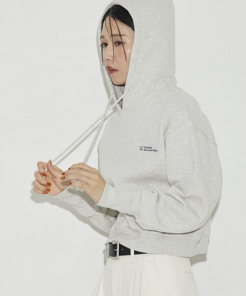 Firsthand（ファーストハンド）の「MA Firsthand/マ ファーストハンド LOGO HOODIE / ロゴフーディ / プルオーバーパーカー（パーカー・レディース・ブラック/オフホワイト/レッド/ネイビー・ﾌﾘ-）」の20枚目の写真