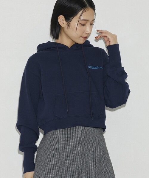 Firsthand（ファーストハンド）の「MA Firsthand/マ ファーストハンド LOGO HOODIE / ロゴフーディ / プルオーバーパーカー（パーカー・レディース・ブラック/オフホワイト/レッド/ネイビー・ﾌﾘ-）」の21枚目の写真