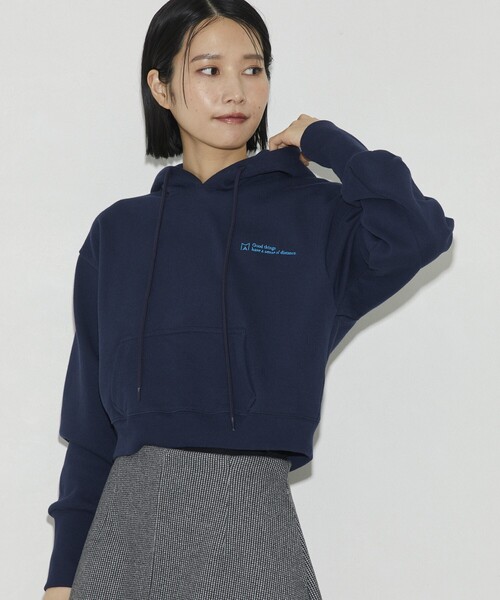 Firsthand（ファーストハンド）の「MA Firsthand/マ ファーストハンド LOGO HOODIE / ロゴフーディ / プルオーバーパーカー（パーカー・レディース・ブラック/オフホワイト/レッド/ネイビー・ﾌﾘ-）」の22枚目の写真