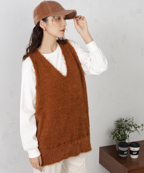 FOUND GOOD（ファウンドグッド）の「ファーキャップ（キャップ・レディース・ブラウン系8/ネイビー/ブラック/グレー系2・FREE）」の3枚目の写真