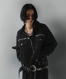 HARE | 【UNDERGROUND MODE SET UP対応】ベルトデザインデニムジャケット(HARE)(デニムジャケット)