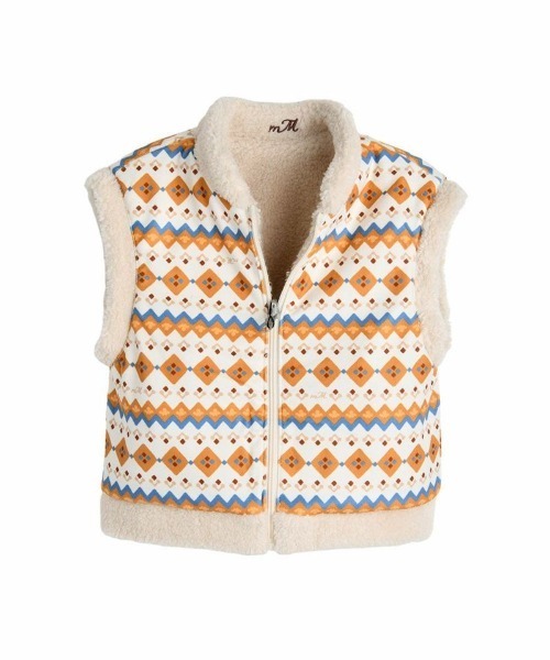 【セール】フェアアイルリバーシブルベスト（ベスト）｜moimoln（モイモルン）