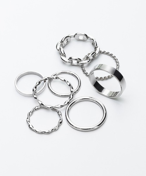 シルバーリング8セット / silver ring 8set