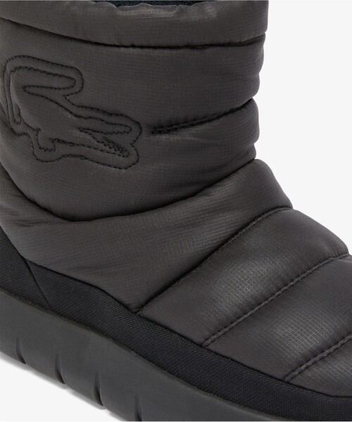 LACOSTE（ラコステ）の「ウィメンズ SERVE SLIPPER MID 2241CFA / 中綿キルティング ウィンターブーツ（ブーツ・レディース・ブラック×ブラック・23.5cm/22.5cm/24.0cm/25.0cm）」の20枚目の写真