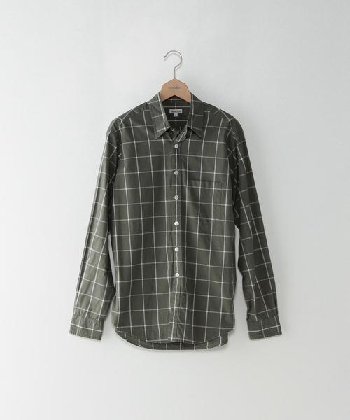 Steven Alan(スティーブンアラン)の「<Steven Alan> WD/PANE RV/SM REG/シャツ◆(シャツ/ブラウス・メンズ・オリーブ・MEDIUM/SMALL/LARGE/X-LARGE)」の1枚目の写真