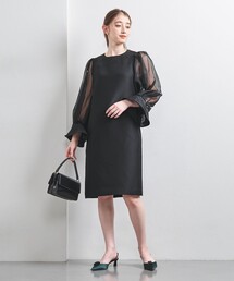 FLICKA（フリッカ）の「【別注】＜FLICKA＞シアースリーブ ミニドレス（ドレス・レディース）」