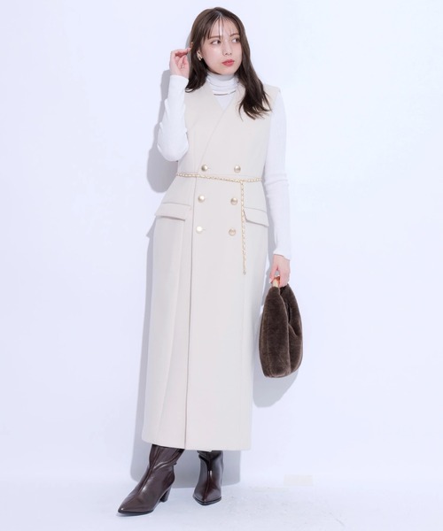 Mystrada トレンチジレワンピース Mystrada（マイストラーダ）の「トレンチジレワンピース（ワンピース