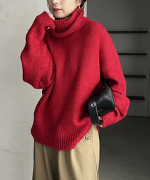 CAPRICIEUX LE'MAGE | 【ふわもこ】【もちふわシリーズ】もちふわルーズタートルプルオーバー(ニット/セーター)