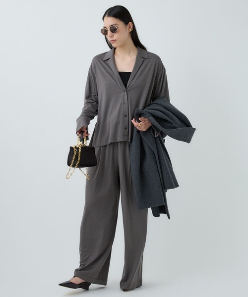 Chaos(カオス)の「Chaos(カオス)/レダールワイドパンツ 【セットアップ可】(その他パンツ・レディース・チャコール/ネイビー/モカ・FREE)」の10枚目の写真