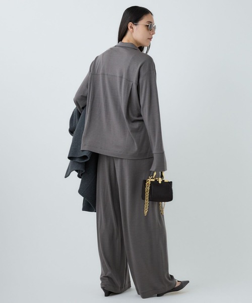 Chaos(カオス)の「Chaos(カオス)/レダールワイドパンツ 【セットアップ可】(その他パンツ・レディース・チャコール/ネイビー/モカ・FREE)」の13枚目の写真