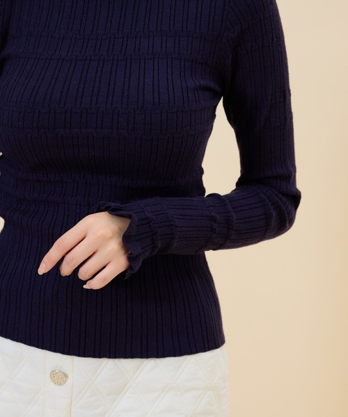 REDYAZEL（レディアゼル）の「デザインリブタートルニット