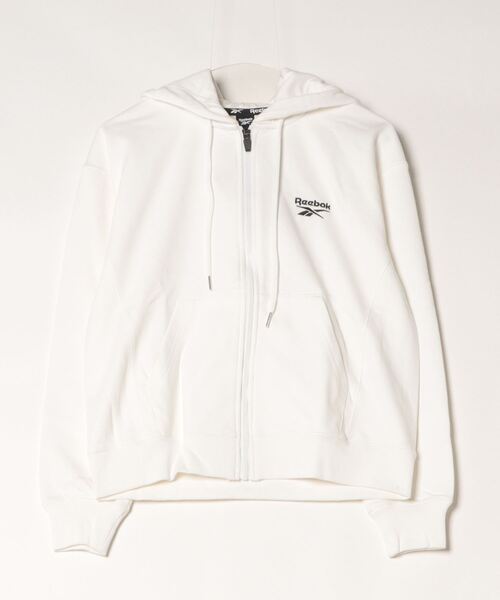 PR01.(ピーアールワン)の「Reebok ジップアップフーディ(パーカー・レディース・ライトグレー/トップグレー/グレー系その他/ホワイト・LARGE/MEDIUM/X-LARGE/SMALL)」の2枚目の写真