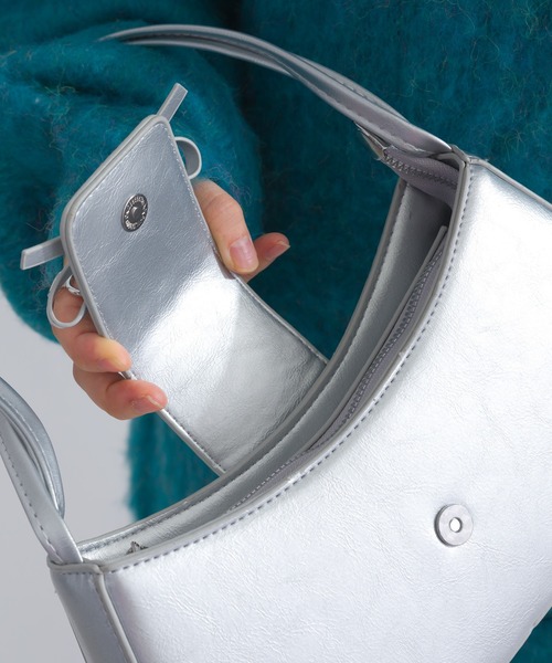 セール】リボンモチーフショルダーバッグ 結婚式＆ドレスアップ