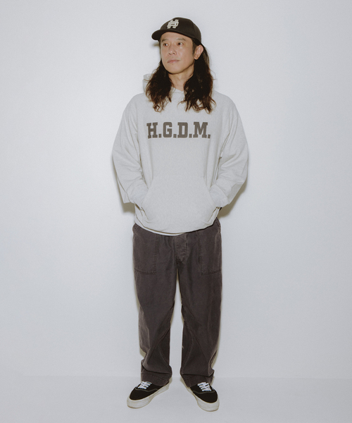 JOURNAL STANDARD(ジャーナルスタンダード)の「東野デニム × JOURNAL STANDARD / HOODIE(パーカー・メンズ・グレー/ライトグレー・SMALL/MEDIUM/LARGE)」の16枚目の写真