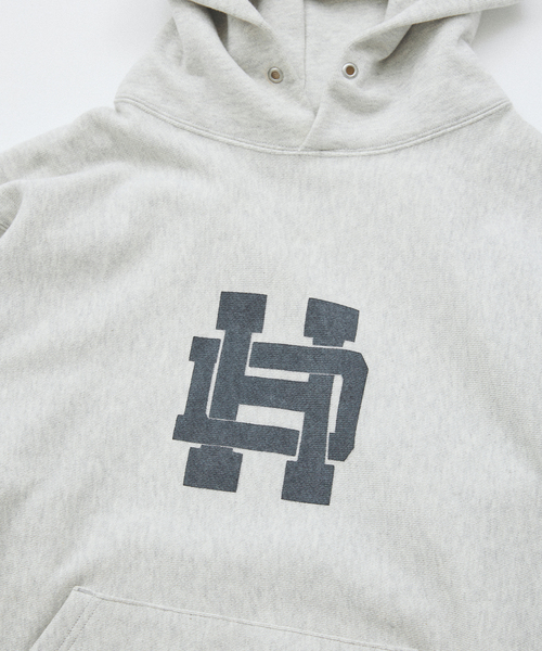 JOURNAL STANDARD(ジャーナルスタンダード)の「東野デニム × JOURNAL STANDARD / HOODIE(パーカー・メンズ・グレー/ライトグレー・SMALL/MEDIUM/LARGE)」の12枚目の写真