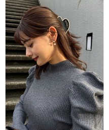 herlipto ハーリップトゥ Pique Polo Knit Top Her lip to（ハーリップトゥー）の「Pique Polo Knit Top