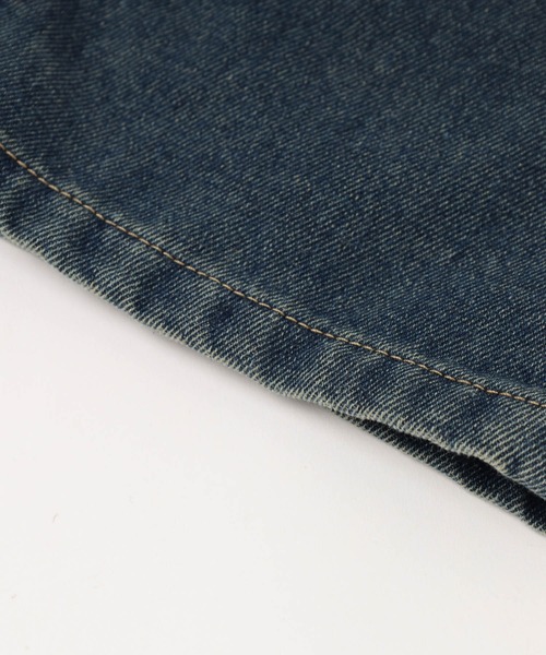 URBAN CHERRY（アーバンチェリー）の「ハートダメージデザインストレートデニムパンツ（デニムパンツ・キッズ・ブルー・130cm/140cm/150cm/120cm/110cm）」の6枚目の写真