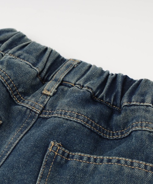 URBAN CHERRY（アーバンチェリー）の「ハートダメージデザインストレートデニムパンツ（デニムパンツ・キッズ・ブルー・130cm/140cm/150cm/120cm/110cm）」の9枚目の写真