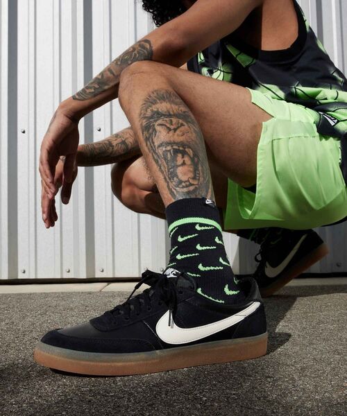 【大人っぽい質感】NIKE ★ KILLSHOT 2 キブラック レザー 大人っぽい質感】NIKE ☆ KILLSHOT 2 キブラック レザー (Nike