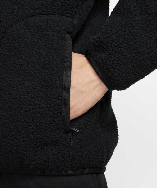 NIKE(ナイキ)の「ナイキ スポーツウェア クラブ メンズ フリース ジャケット / Nike Sportswear Club Men's Fleece Jacket FZ0889-010 Black(ブルゾン・メンズ・ブラック・S/M/L/2XL/XL)」の2枚目の写真