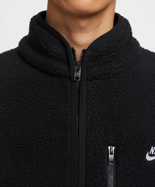 NIKE(ナイキ)の「ナイキ スポーツウェア クラブ メンズ フリース ジャケット / Nike Sportswear Club Men's Fleece Jacket FZ0889-010 Black(ブルゾン・メンズ・ブラック・S/M/L/2XL/XL)」の6枚目の写真