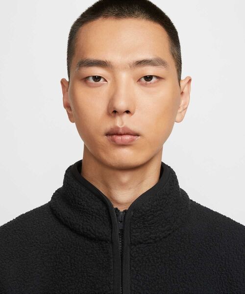 NIKE(ナイキ)の「ナイキ スポーツウェア クラブ メンズ フリース ジャケット / Nike Sportswear Club Men's Fleece Jacket FZ0889-010 Black(ブルゾン・メンズ・ブラック・S/M/L/2XL/XL)」の8枚目の写真