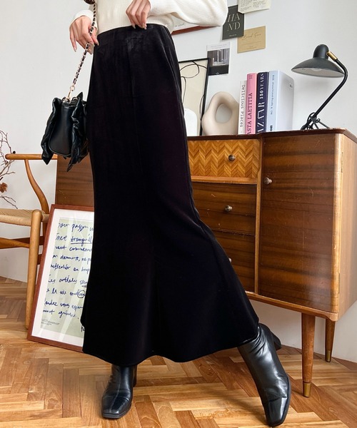 アエレ ベロアスカート aere_ アエレ ベロアスカート