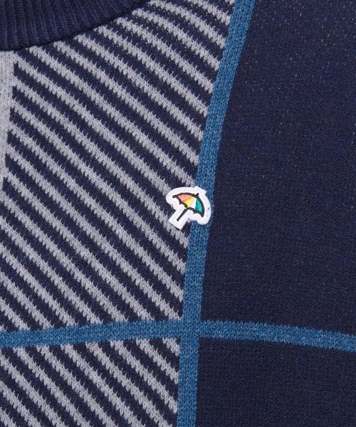 ジャガードチェック ニット プルオーバー（ニット/セーター）｜Arnold Palmer（アーノルドパーマー）