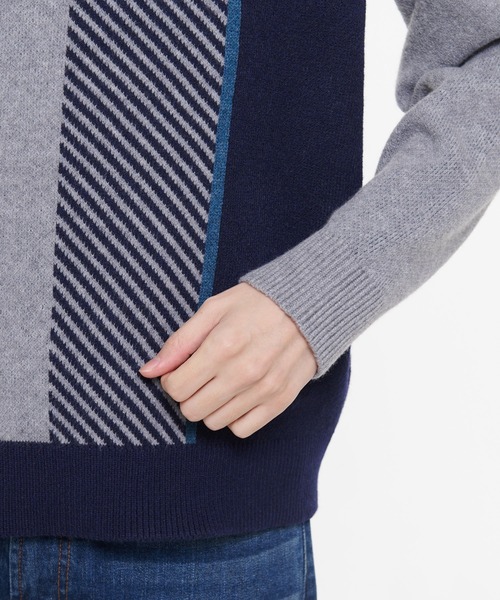 ジャガードチェック ニット プルオーバー（ニット/セーター）｜Arnold Palmer（アーノルドパーマー）