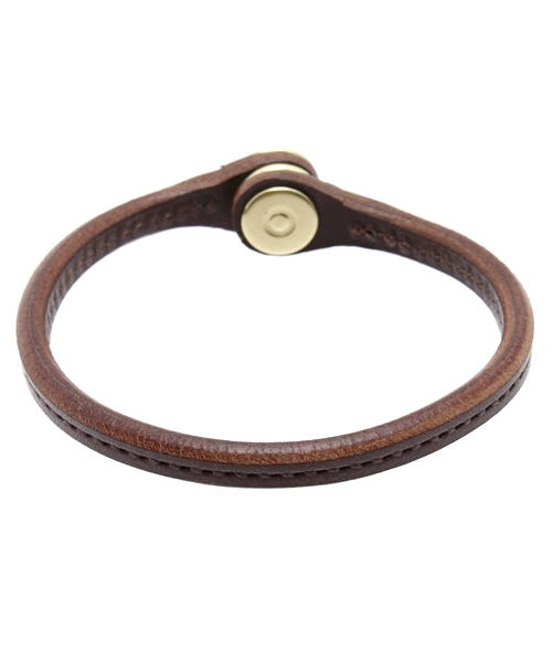 Esperanto(エスペラント)の「esperanto (エスペラント)/ブッテーロレザー スナップブレスレット(ブレスレット・メンズ・ライトブラウン/ネイビー/イエロー/ブラック/ホワイト/ブラウン/タン/グリーン/レッド/オレンジ・ONE SIZE)」の4枚目の写真