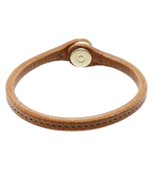 Esperanto(エスペラント)の「esperanto (エスペラント)/ブッテーロレザー スナップブレスレット(ブレスレット・メンズ・ライトブラウン/ネイビー/イエロー/ブラック/ホワイト/ブラウン/タン/グリーン/レッド/オレンジ・ONE SIZE)」の5枚目の写真