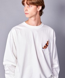rehacer : 80`S Flower Pocket L/S CS / エイティーズ フラワーポケットロングスリーブ カットソー