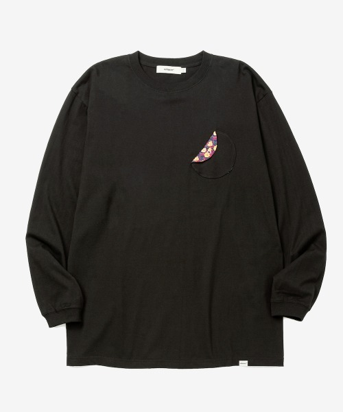 rehacer(レアセル)の「rehacer : 80`S Flower Pocket L/S CS / エイティーズ フラワーポケットロングスリーブ カットソー(Tシャツ/カットソー・メンズ・ブラック/ホワイト・SMALL/MEDIUM/LARGE/X-LARGE)」の5枚目の写真