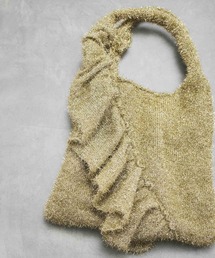 ADAM ET ROPE' | ニットフリルバッグ(トートバッグ)