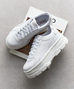 美品　ClarksクラークスTriActive Run ホワイトレザースニーカー Clarks TriActive Run / トライアクティブラン （ホワイトレザー