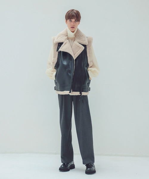試着のみ　ドレスレイブ　タフタタックデザインパンツ　カーゴパンツ　パラシュート detachable strap tuck pants(デタッチャブルストラップタック